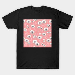 Flowers Pattern (coral) T-Shirt